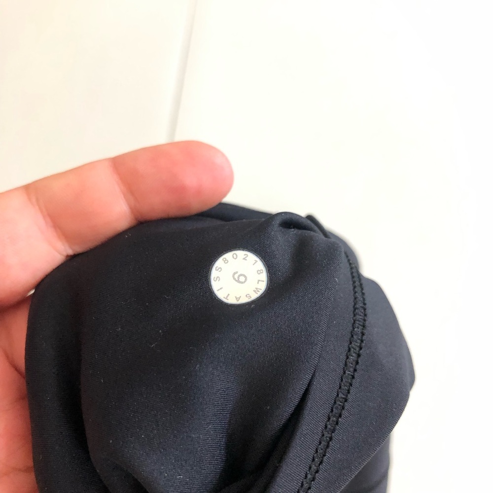 Lululemon Fast & Free 7/8 Tight II *Nulux 25" Black size 6 - Picture 12 of 15